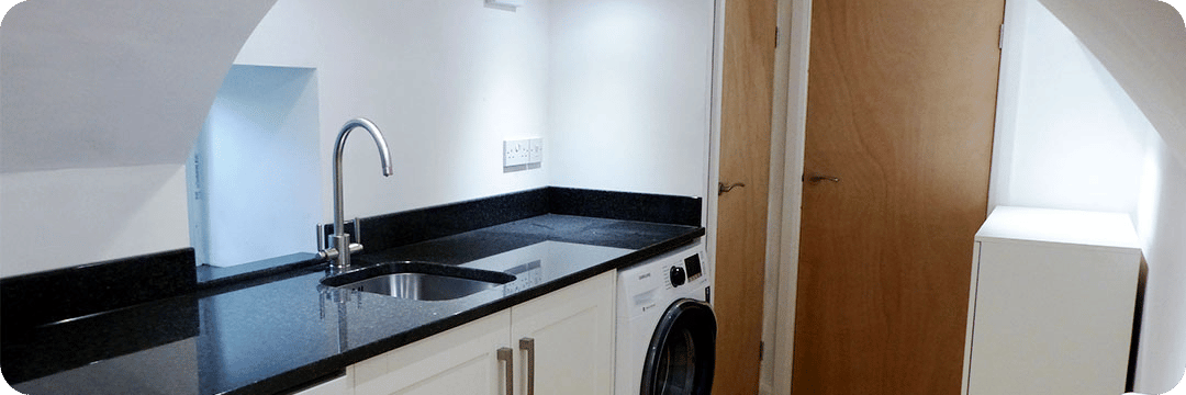 Small Basement conversion utility room